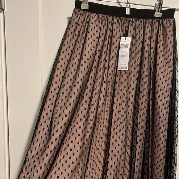 NWT BCBGeneration Polka Dot Tulle Skirt - Picture 5 of 7
